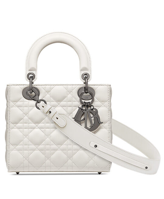 Christian Dior Lady Dior My Abcdior Bag White